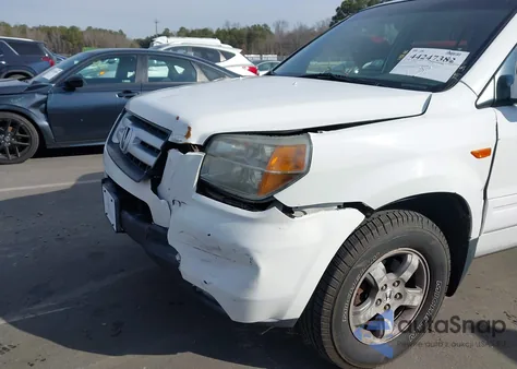 2006 Honda Pilot Ex from USA, damaged, VIN 2HKYF18456H556847